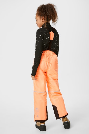 Children - Ski pants - neon orange