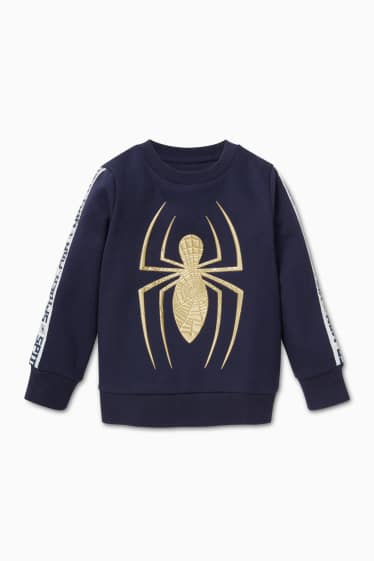 Children - Spider-Man - sweatshirt - shiny - dark blue