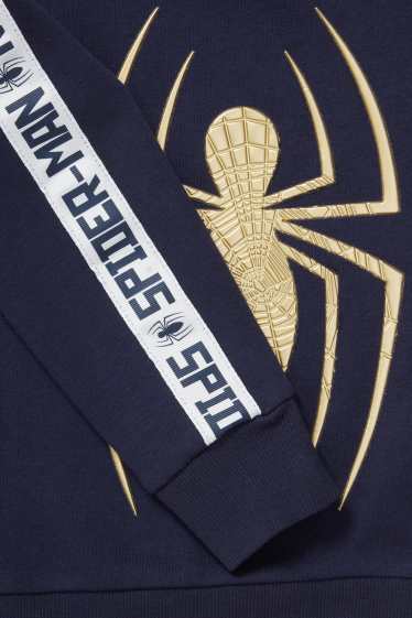 Children - Spider-Man - sweatshirt - shiny - dark blue