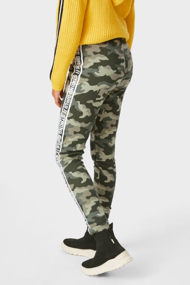 Kinder - Thermoleggings - camouflage