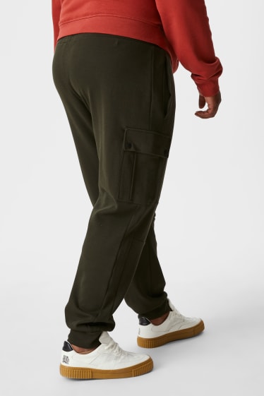 Hommes - Pantalon de jogging - vert foncé