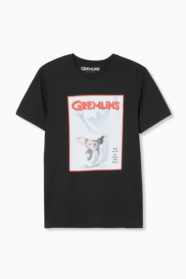 Heren - CLOCKHOUSE - T-shirt - Gremlins - zwart