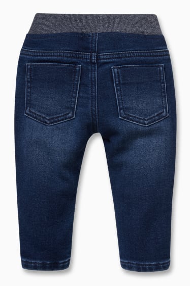 Babies - Baby thermal jeans - denim-dark blue