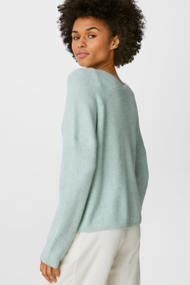 Damen - Pullover - mintgrün