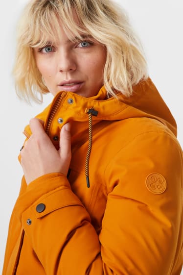 Dames - Sportjack met capuchon - THERMOLITE® - oranje