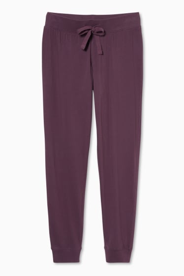 Dámské - Pyžamové kalhoty - fialová