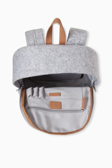 Women - Backpack - Snoopy - gray-melange