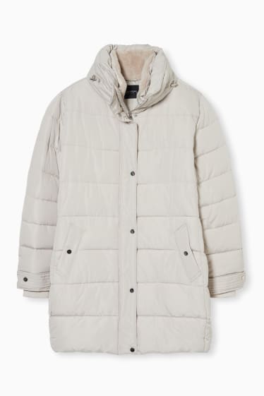 Women - Quilted jacket - creme