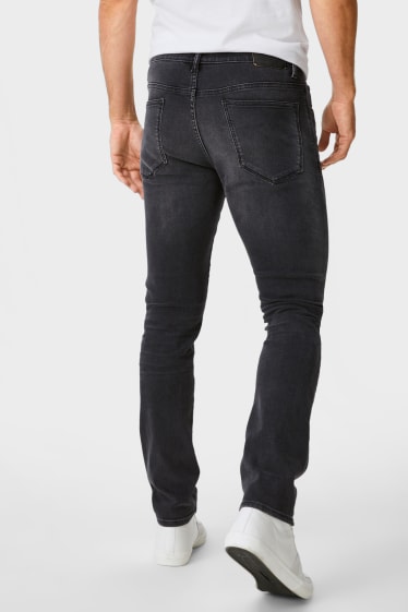 Herren - Skinny Jeans - LYCRA® - dunkeljeansgrau