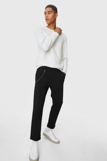 Men - CLOCKHOUSE - chinos - slim fit - black