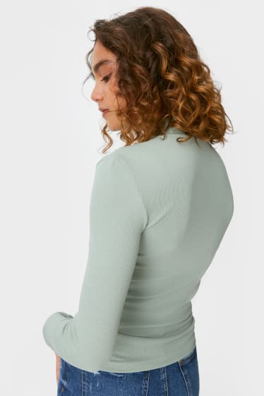 Teens & young adults - CLOCKHOUSE - long sleeve top - mint green