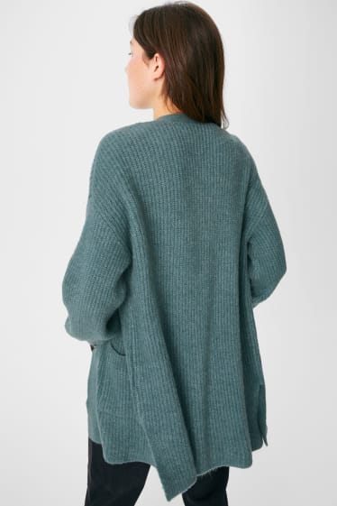Femei - CLOCKHOUSE - cardigan tricotat - verde închis