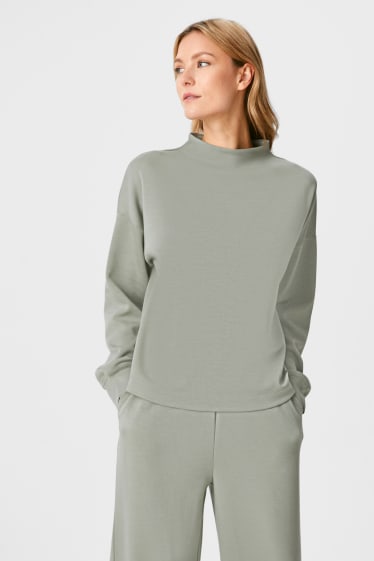 Women - Basic sweatshirt - green