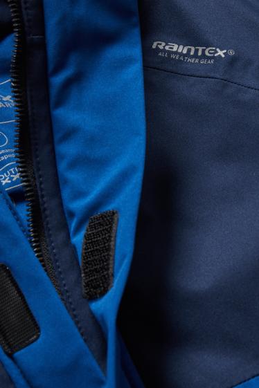 Bărbați - Geacă funcțională cu glugă - albastru