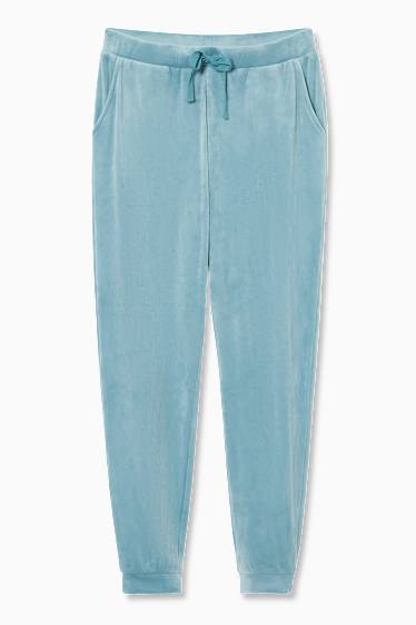 Donna - Pantaloni pigiama - azzurro