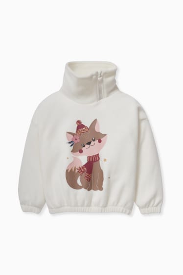 Children - Fleece jumper - cremewhite