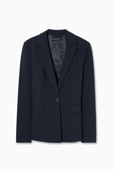 Women - Business blazer - fitted - dark blue