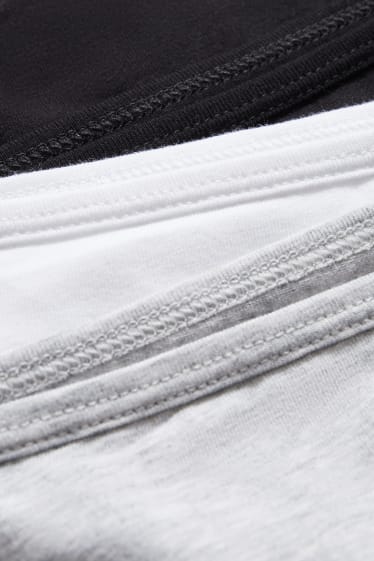 Dětské - Multipack 3 ks - kalhotky - bílá/černá