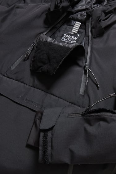 Dames - Ski-jas met capuchon - BIONIC-FINISH®ECO  - zwart