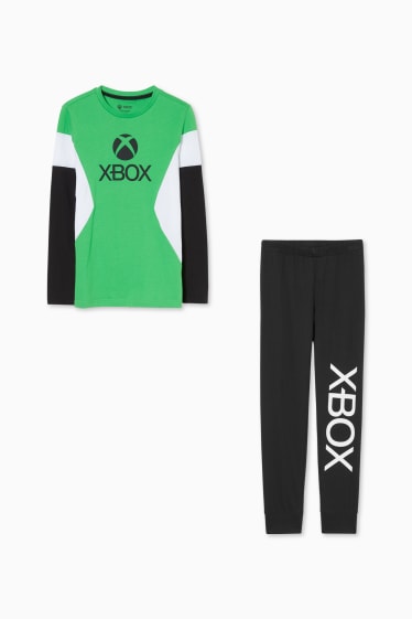 Dzieci - Xbox - piżama - 2 części - jasnozielony