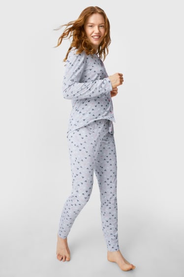 Women - Pyjamas - light gray-melange