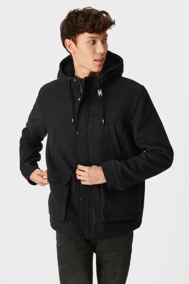 Home - CLOCKHOUSE - jaqueta amb caputxa - negre