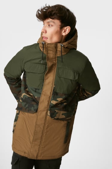 Uomo - CLOCKHOUSE - parka con cappuccio - verde scuro