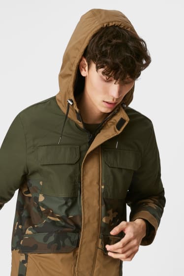 Men - CLOCKHOUSE - parka with hood - dark green
