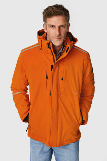 Hommes - Veste zippée à capuche - THERMOLITE® - orange