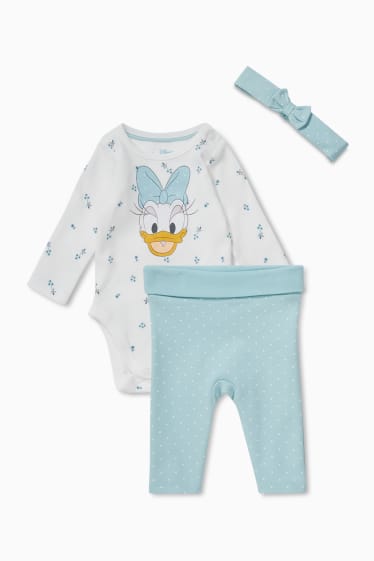 Baby's - Katrien Duck - baby-outfit - 3-delig - blauw / wit