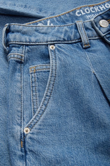 Nastolatki - CLOCKHOUSE - mom jeans - dżins-jasnoniebieski