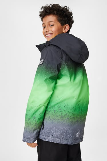 Children - Ski jacket with hood - green