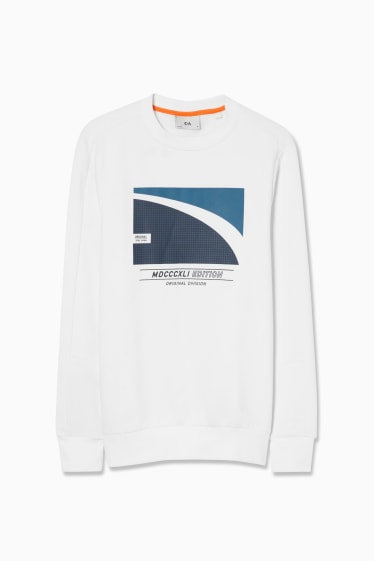 Men - Sweatshirt - white