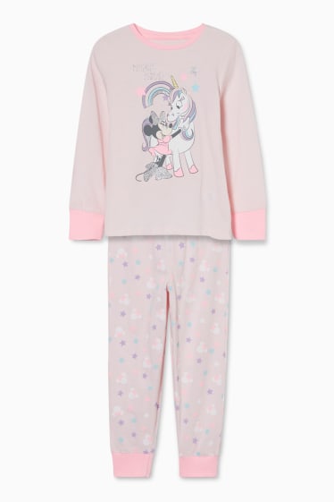 Kinderen - Minnie Mouse - pyjama - 2-delig - roze