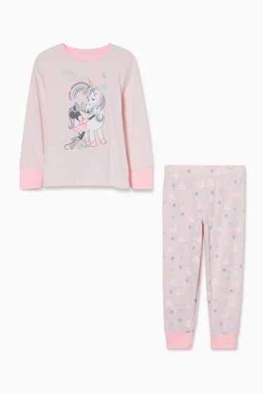 Kinderen - Minnie Mouse - pyjama - 2-delig - roze