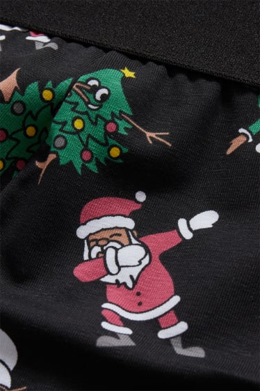 Men - CLOCKHOUSE - Christmas trunks - black