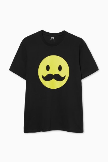 Hombre - Camiseta - Movember - negro