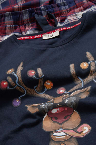 Women - Christmas pyjamas - dark blue
