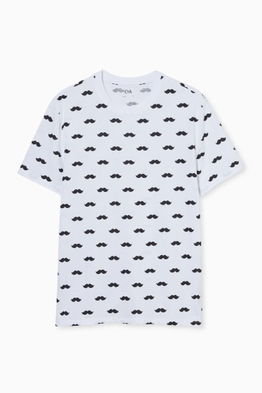 Men - T-shirt - Movember - white