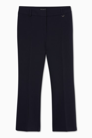 Dames - Pantalon - kick flare - donkerblauw