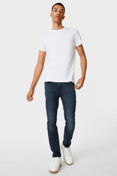 Herren - CLOCKHOUSE - Slim Jeans - Jog Denim - jeans-dunkelblau
