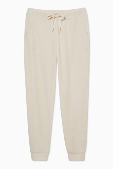 Femmes - Pantalon de pyjama - blanc crème