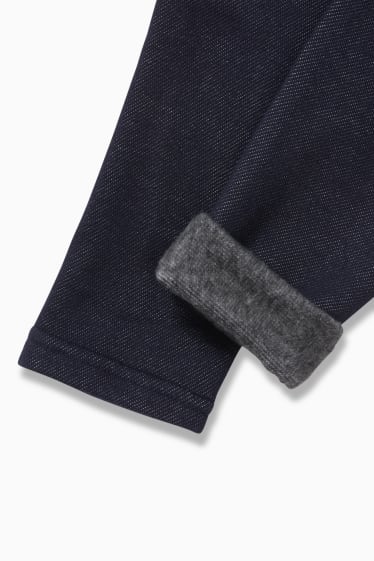 Bambine - Confezione da 2 - leggings termici - blu scuro