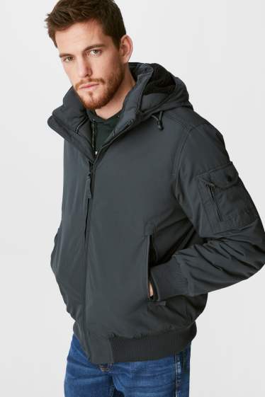 Uomo - Blouson con cappuccio  - verde scuro