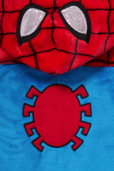 Kinderen - Spiderman - onesie met capuchon - rood