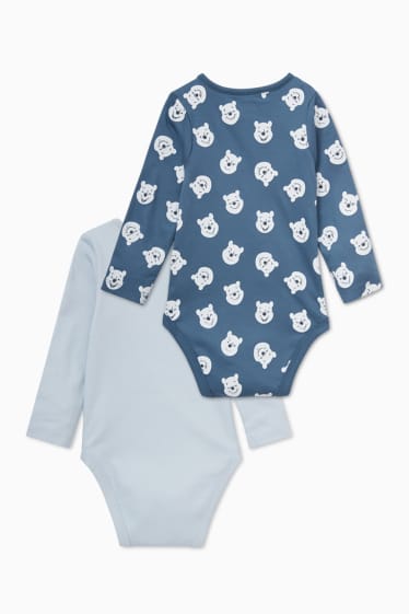 Babys - Multipack 2er - Winnie Puuh - Baby-Body - blau / dunkelblau