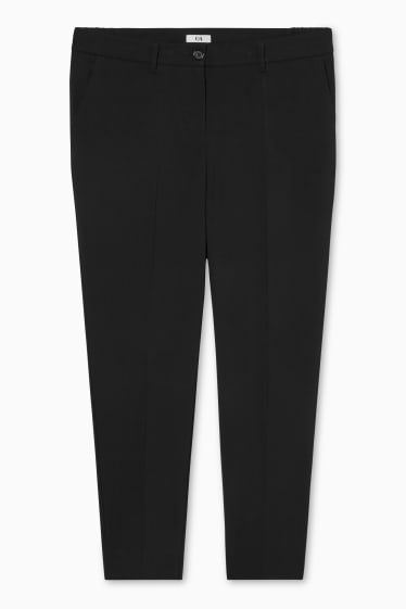 Women - Trousers - tapered fit - 4Way Stretch - black