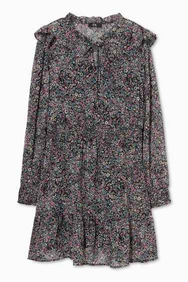 Women - Fit & flare dress - floral - multicoloured