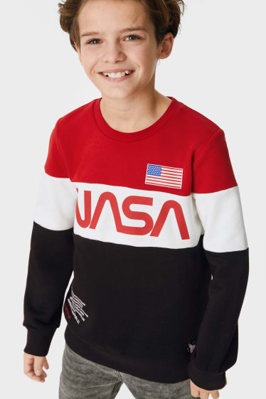 Children - NASA - sweatshirt - red