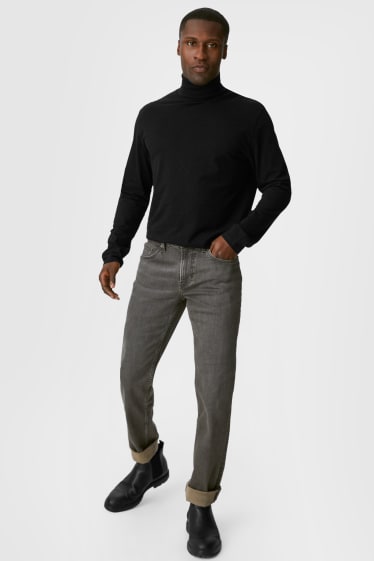 Men - Slim jeans - LYCRA® - denim-gray